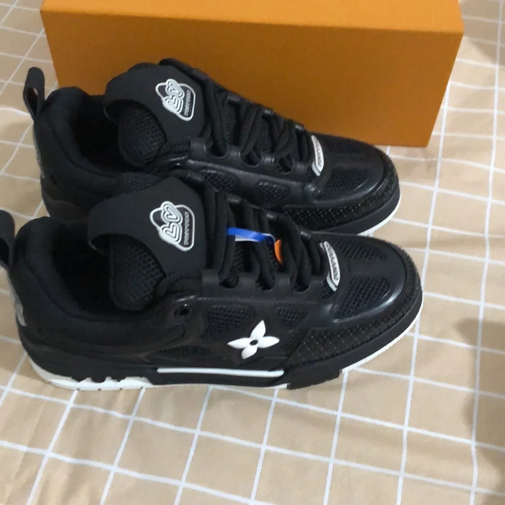 Men’s Louis Vuitton Black Skate Trainer Sneakers Size 11 - Picture 5 of 14